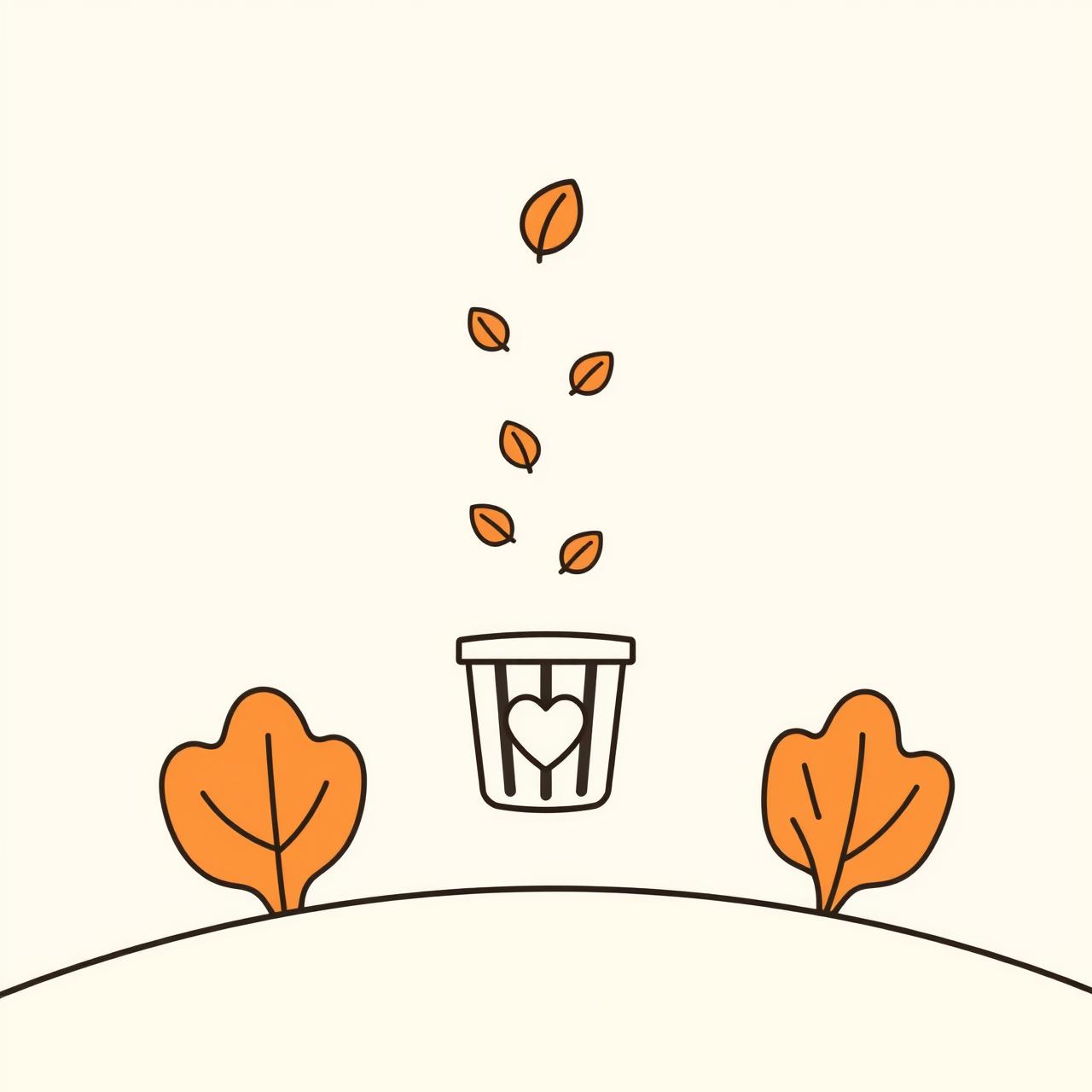 父女在公园进行垃圾分类教学