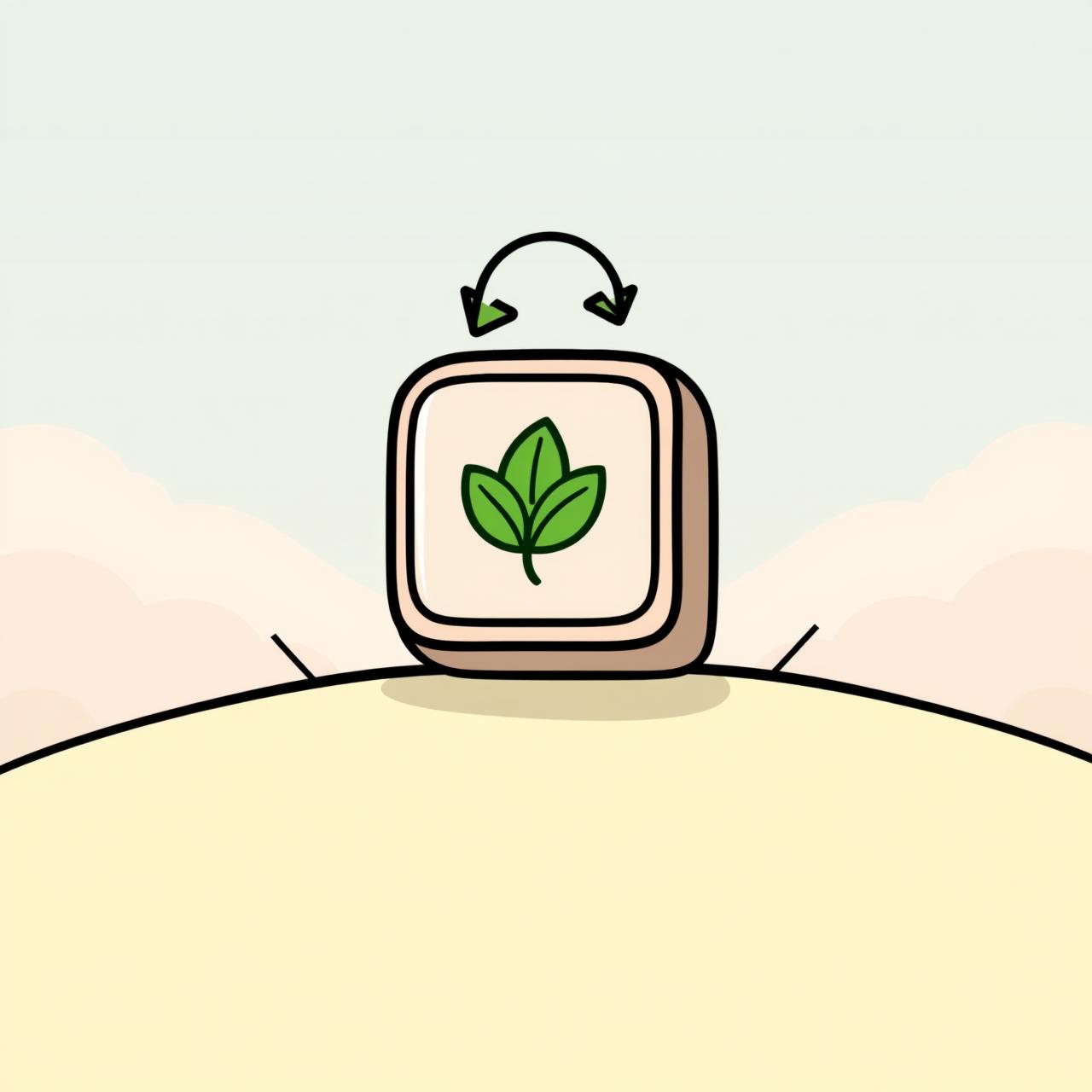 数字资产分类示意图 带环保标识