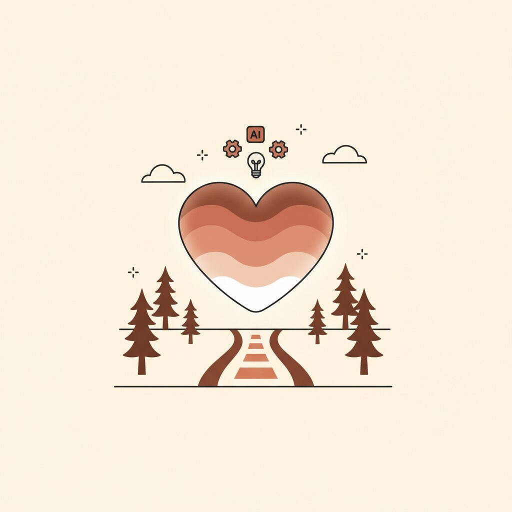 Keluarga bersama teknologi AI