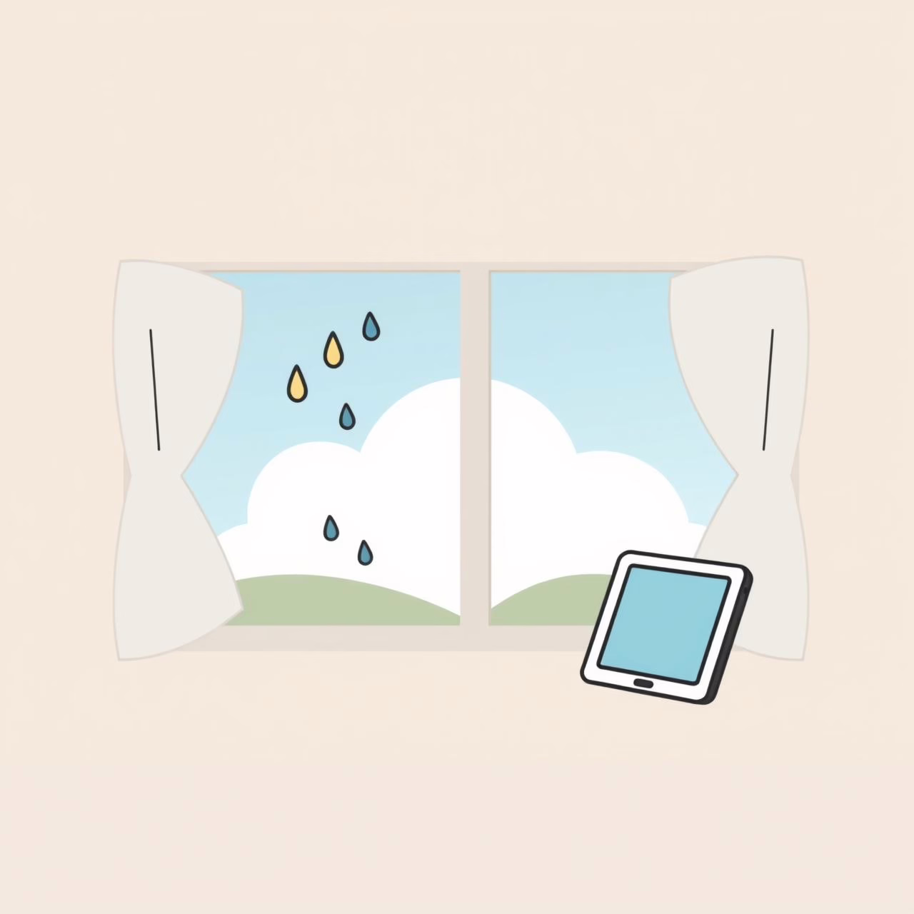 Family enjoying outdoor walk on overcast day