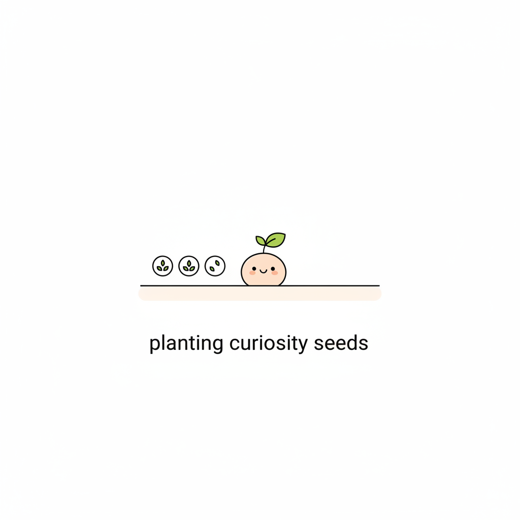 孩子在白板前分析AI建议方案