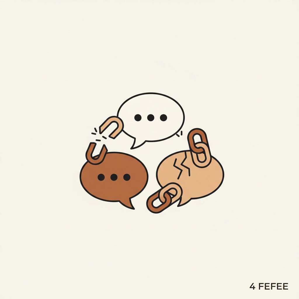 ネットワークで繋がる危険を示すイラスト