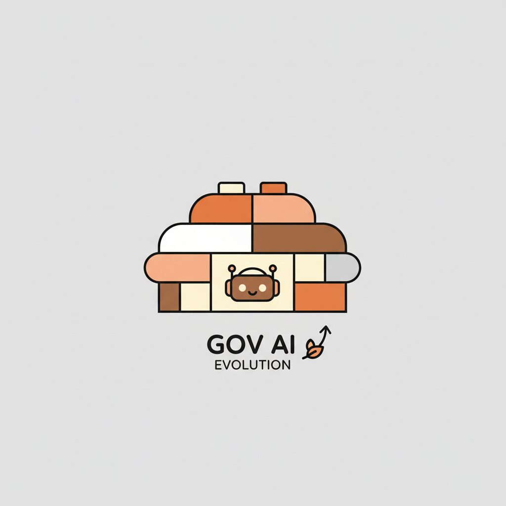 Représentation visuelle de l'IA dans les services gouvernementaux