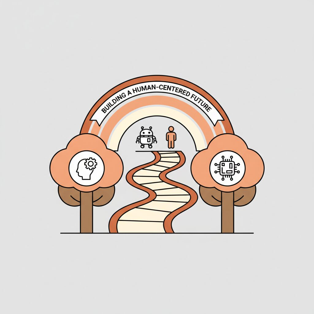 Famille heureuse dans un parc verdoyant