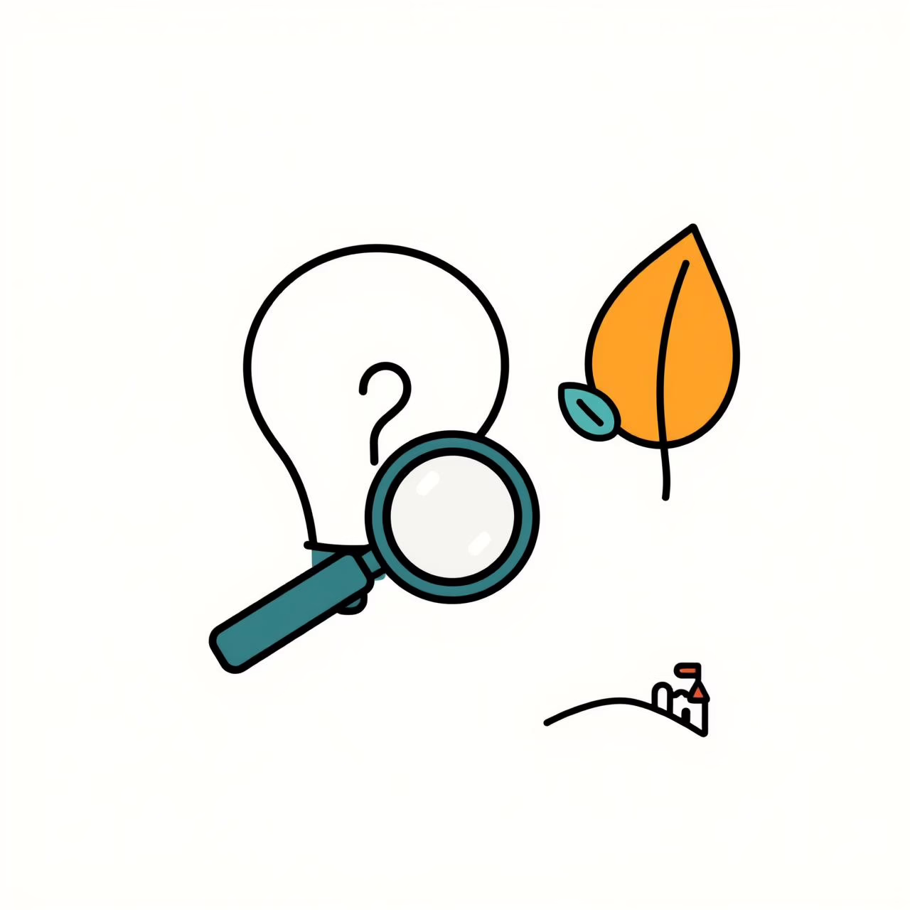 Niña observando hoja con curiosidad en lugar de pantalla