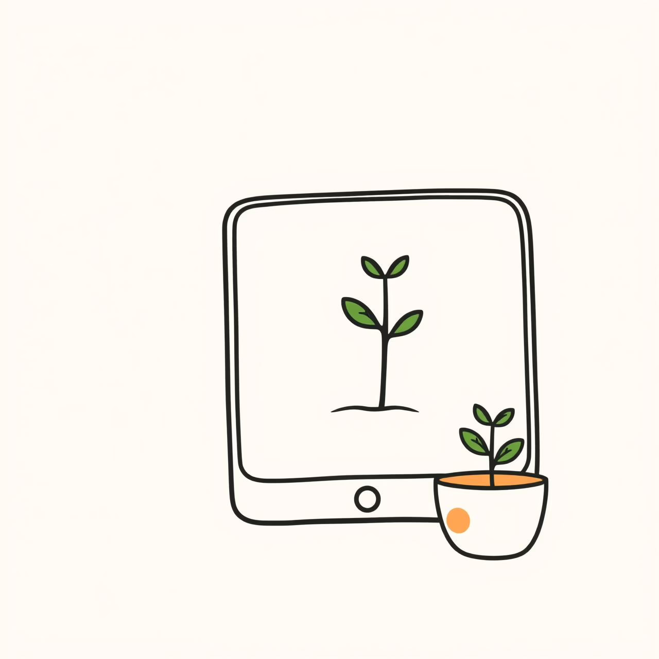 Niña interactuando con tablet educativa mientras padre observa sonriente