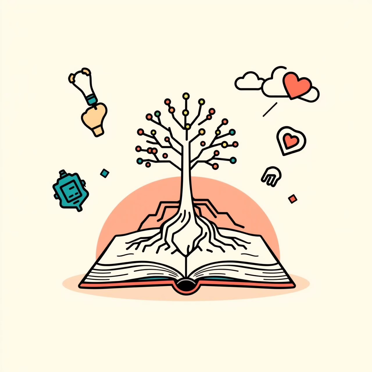 Padre e hija explorando juntos contenido digital creativo