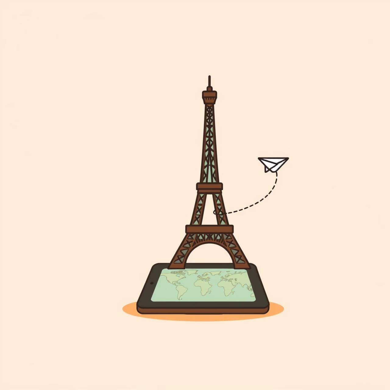 Famille souriante devant écran avec dessin d'enfant, ambiance chaleureuse