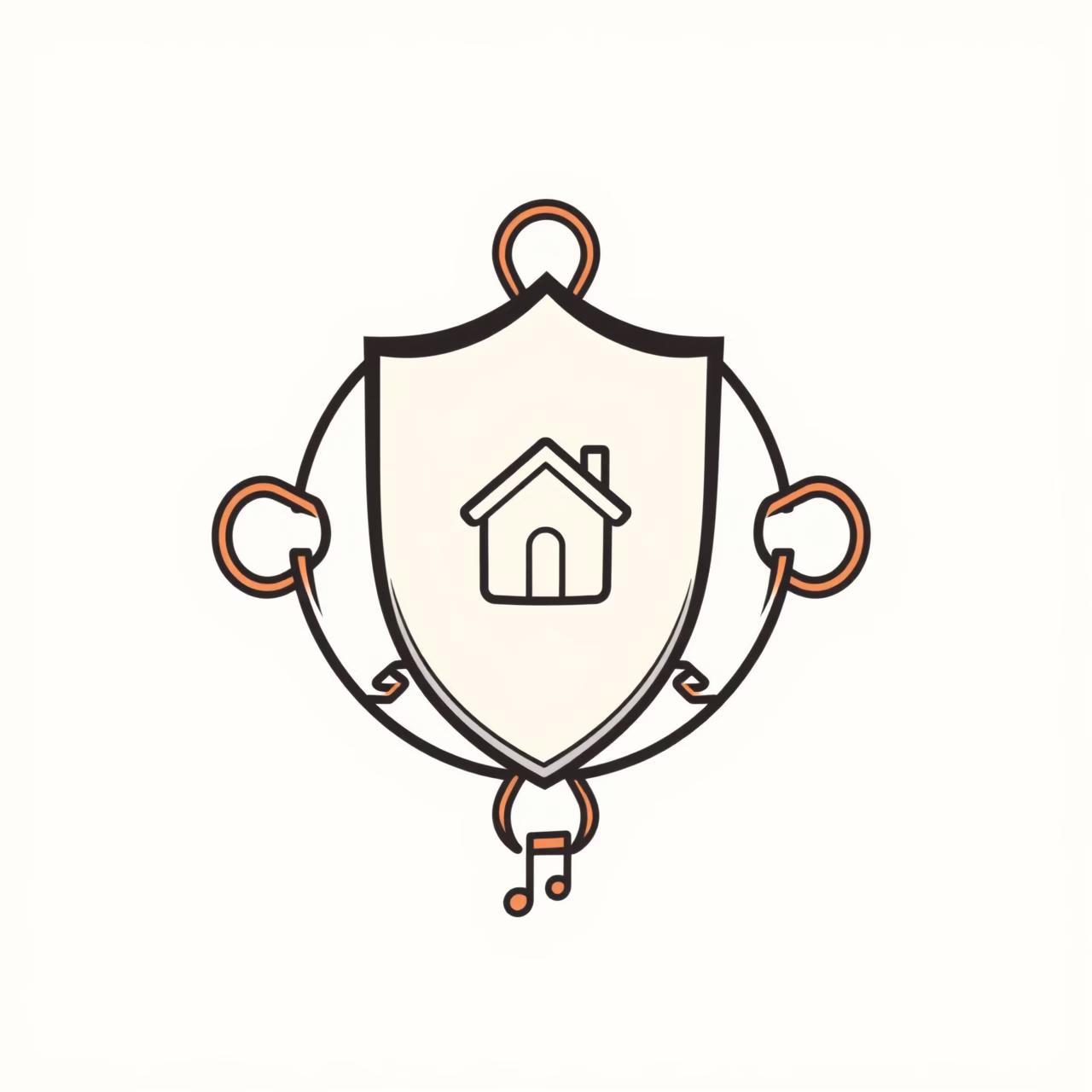 Famille collaborant autour d’une table pour une activité numérique sécurisée