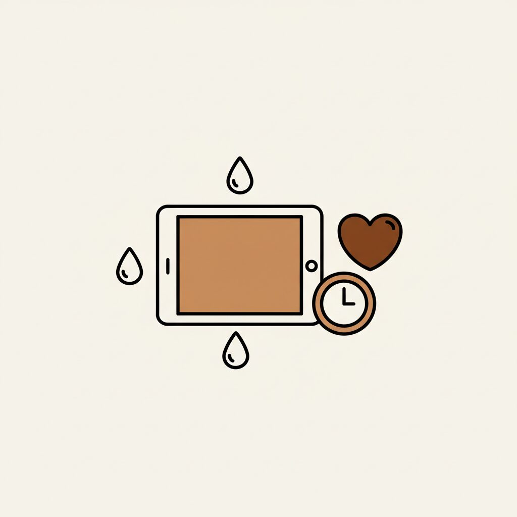 Niño jugando con tecnología resistente